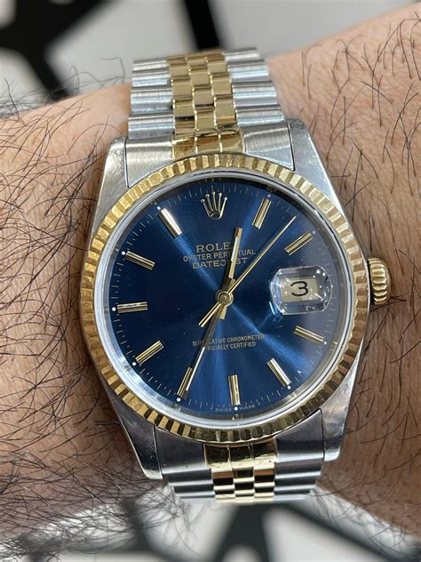 rolex 16233 blue|Rolex 16233 production years.